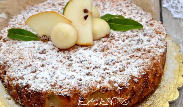 Butter Pie with Pears and Marsala