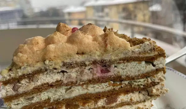 French Village-Style Medovik Cake