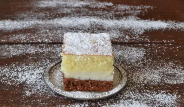 Soft Cake with Coconut Cream