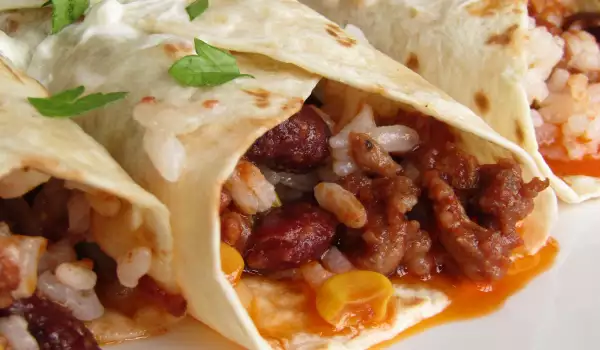 Authentic Mexican Burrito
