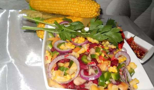 Mexican Salad with Beans
