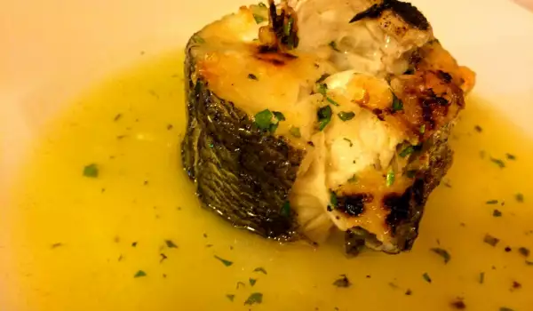 Grilled Hake with a Light Sauce
