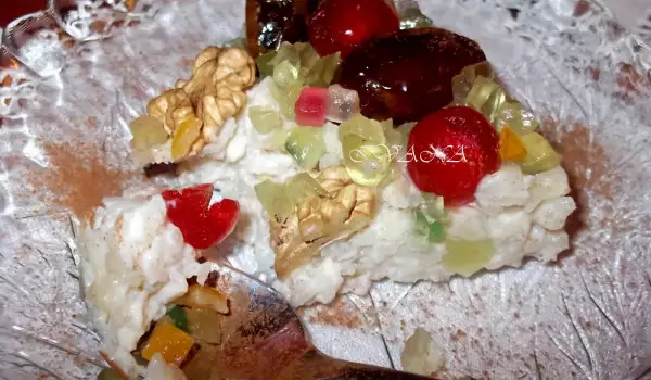 Rice Pudding with Candied Fruit
