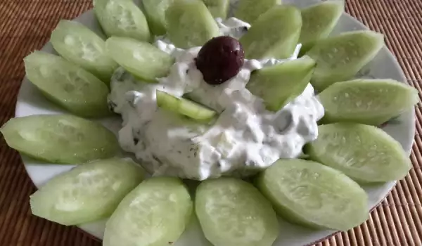 Dairy Salad with Fresh Cucumbers