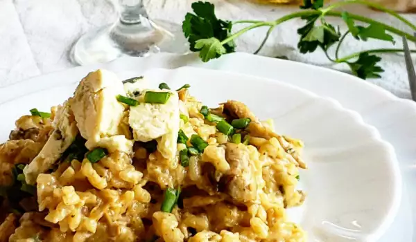 Risotto with Mushrooms and White Wine
