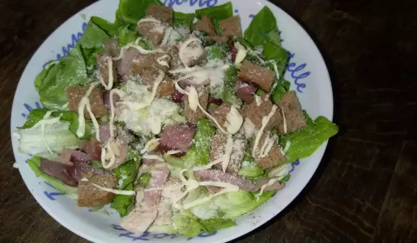 Caesar Salad with Bacon