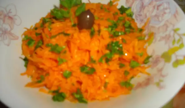 Carrot Salad with Orange Juice