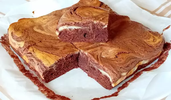 Marble Cake with Cream Cheese