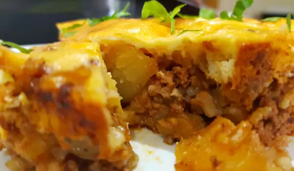 Exquisite Vegetable Moussaka with Rice