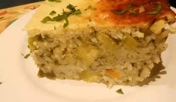 Zucchini and Rice Moussaka