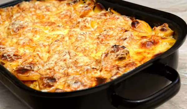 Vegetable Moussaka with Pasta
