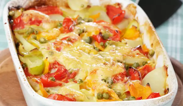 Gratin with Peppers and Potatoes