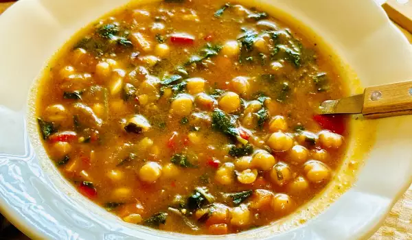 Chickpea and Spinach Stew