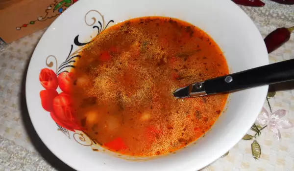 Warm Chickpea Soup