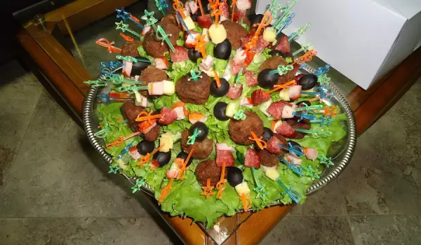 New Year`s Eve Appetizer