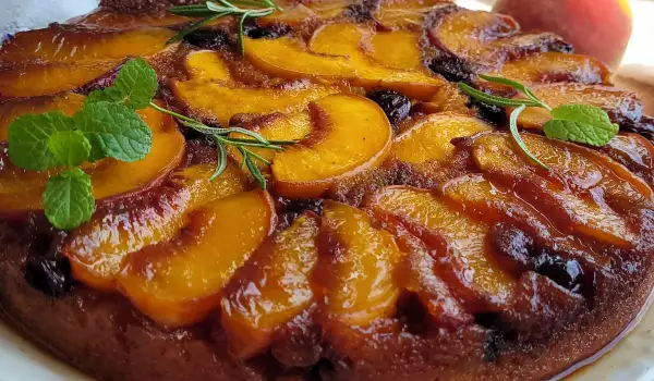 Peach Upside-Down Cake