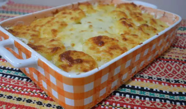 Gratin with Chicken and Cream