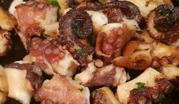 Pan-Fried Octopus