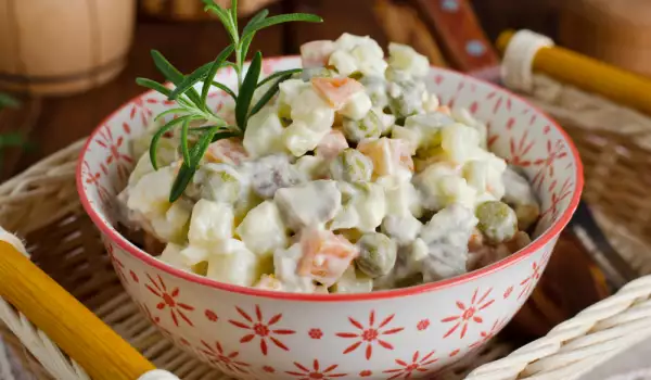 Wonderful Homemade Russian Salad