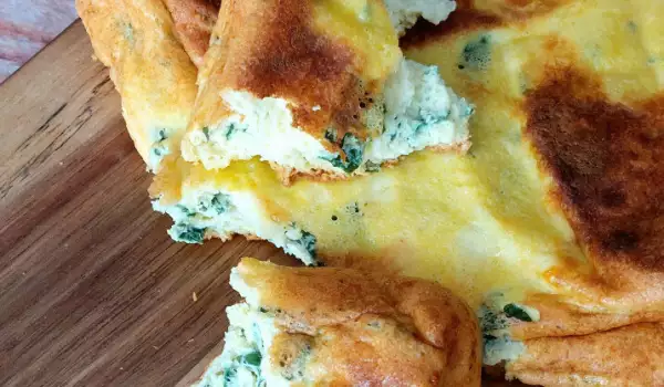 Oven-Baked Spinach Omelette