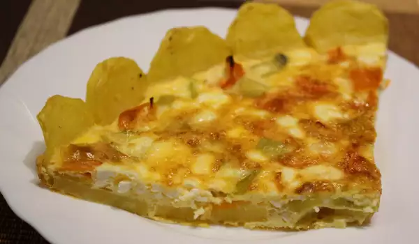 Oven Baked Potato Omelette