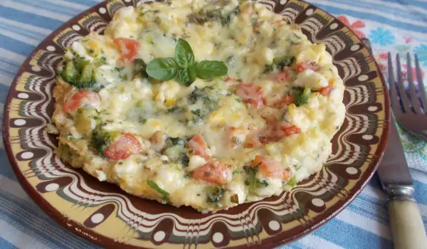 Italian-Style Omelette with Broccoli