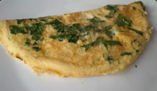 Omelette with Spinach
