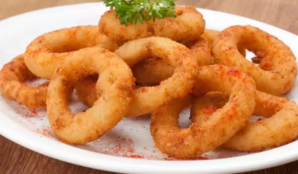 Onion Rings with Baking Powder