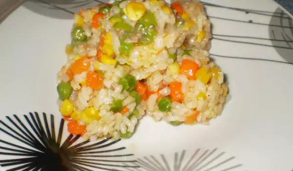 Rice with Frozen Vegetables