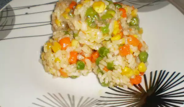 Rice with Smothered Vegetables