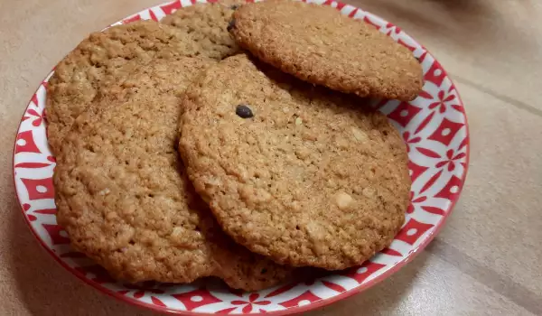 Coconut Oil Oatmeal Cookies
