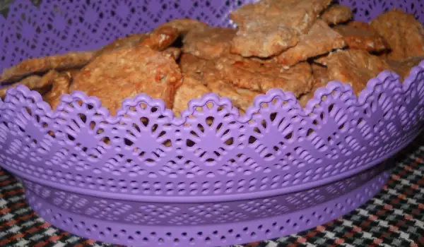 Oat Crackers with Spelt and Whole Wheat Flour