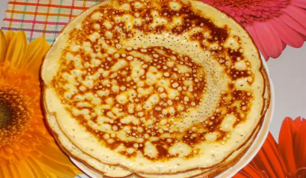 Crepes with Yeast