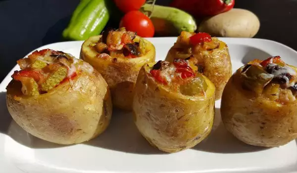 Stuffed Potatoes with Vegetables