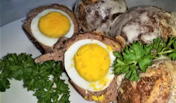 Stuffed Meatballs with Whole Egg