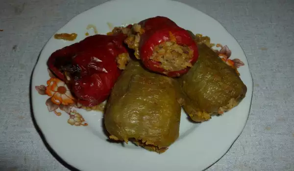 Tasty Stuffed Peppers with Mince and Rice