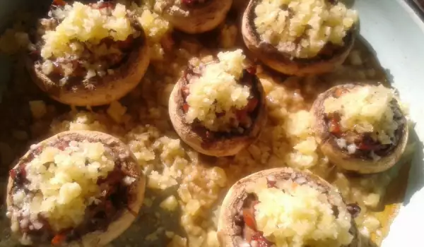 Stuffed Mushrooms with Pancetta and Parmesan