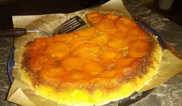 Retro Sponge Cake with Apricots