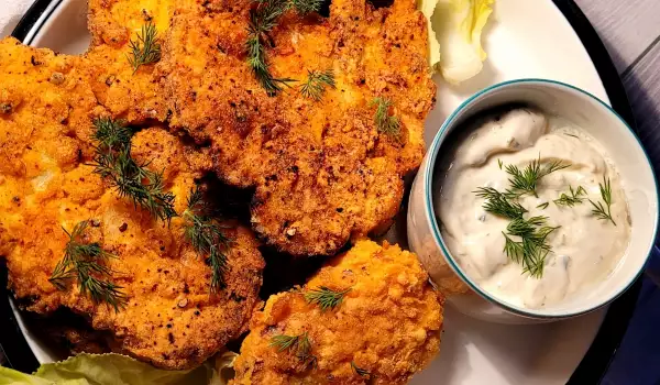 Breaded Cauliflower with Cornmeal