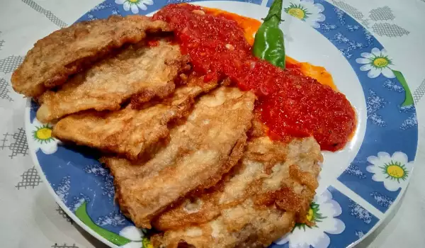 Breaded Eggplant with Tomato Sauce