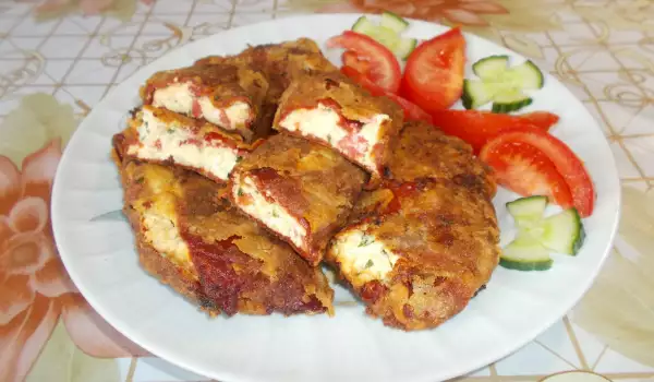 Breaded Peppers with Cheeses