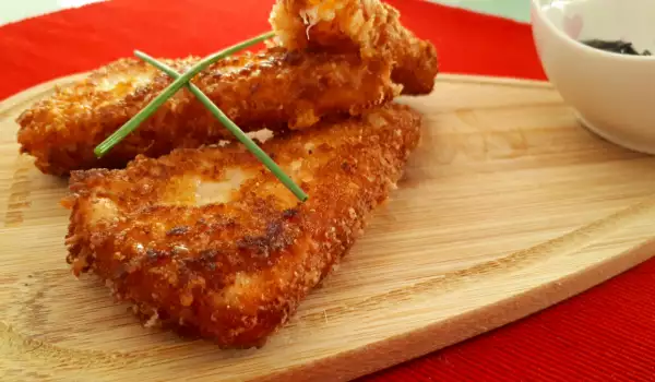 Breaded Cheese with Corn Flour