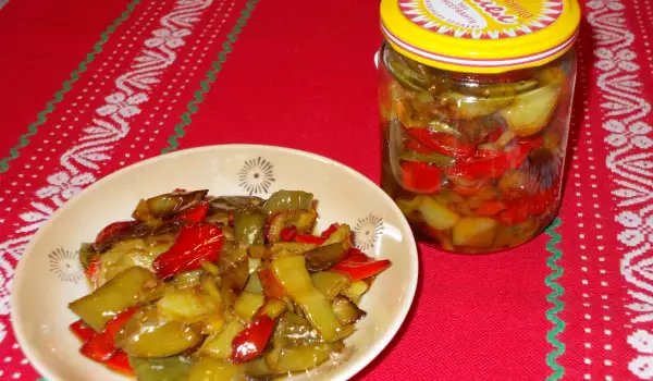 Fried Peppers in Jars for the Winter