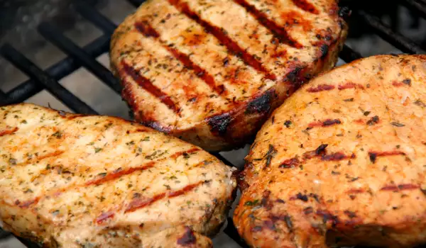 Grilled Steaks with Marinade