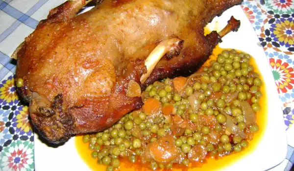 Stewed Duck with Peas