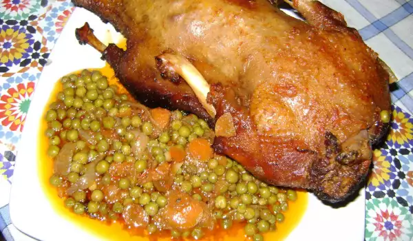 Stewed Duck with Peas