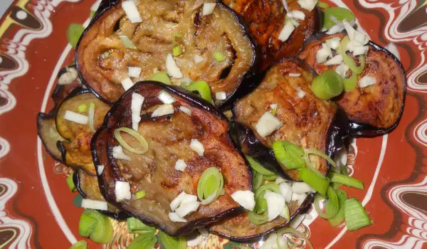 Pan-Fried Eggplant with Garlic