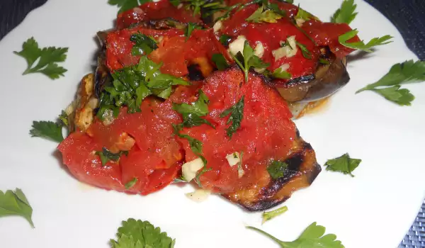 Baked Eggplant with Minced Meat and Tomato