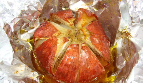 Roast Onions in Foil