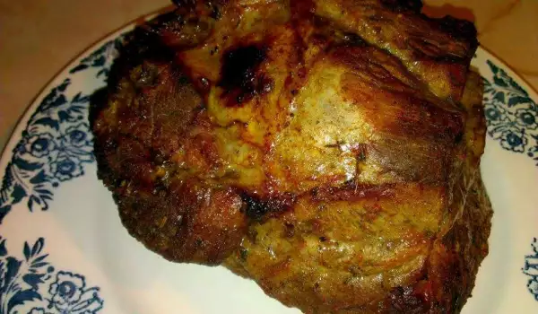 Roast Pork Leg with Thyme